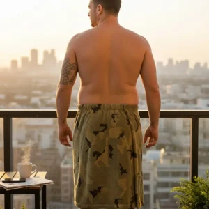 XXL saunakilt Camouflage heren